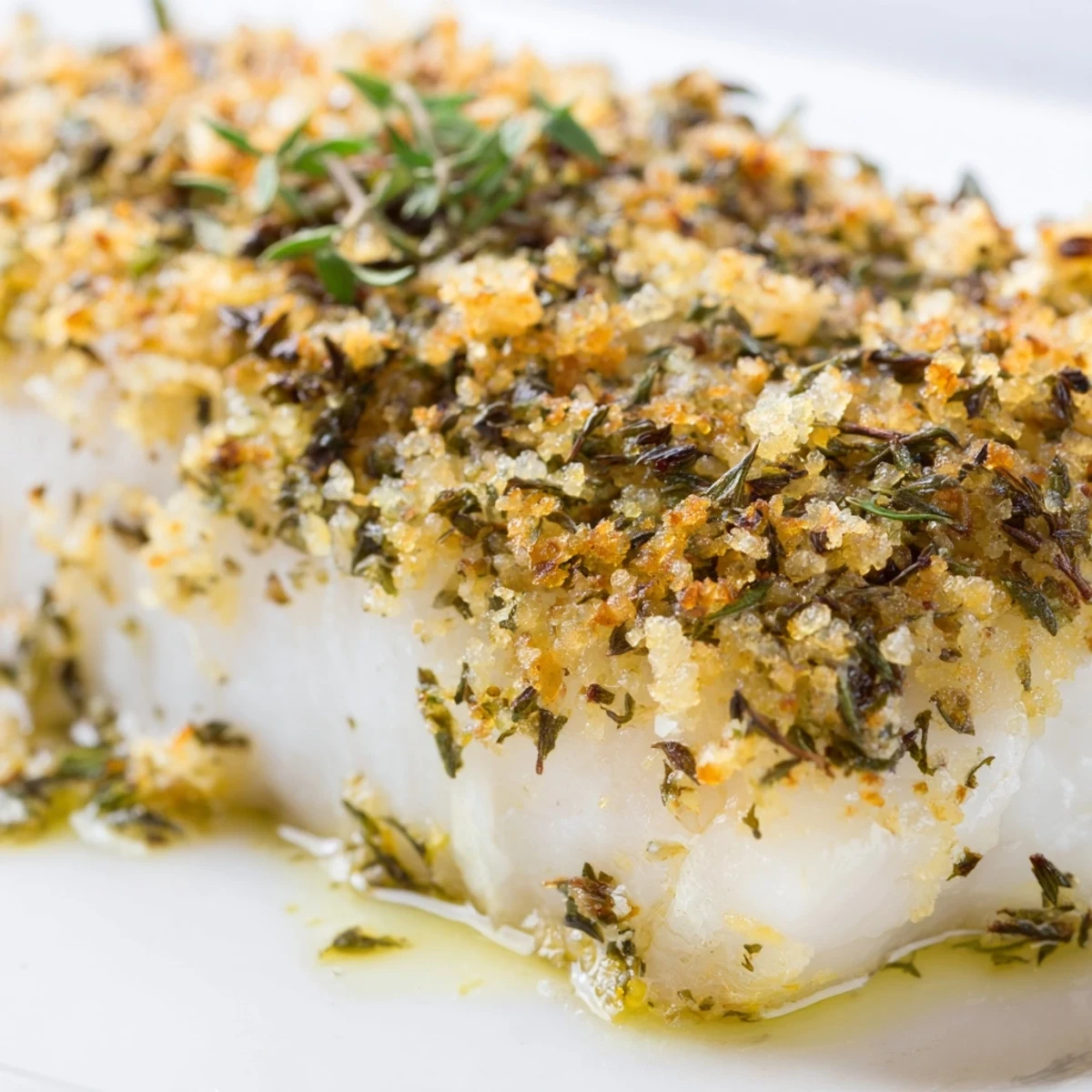 A perfectly flaky Baked Cod Fillet Dinner with crispy potatoes, carrots, and zucchini served hot.