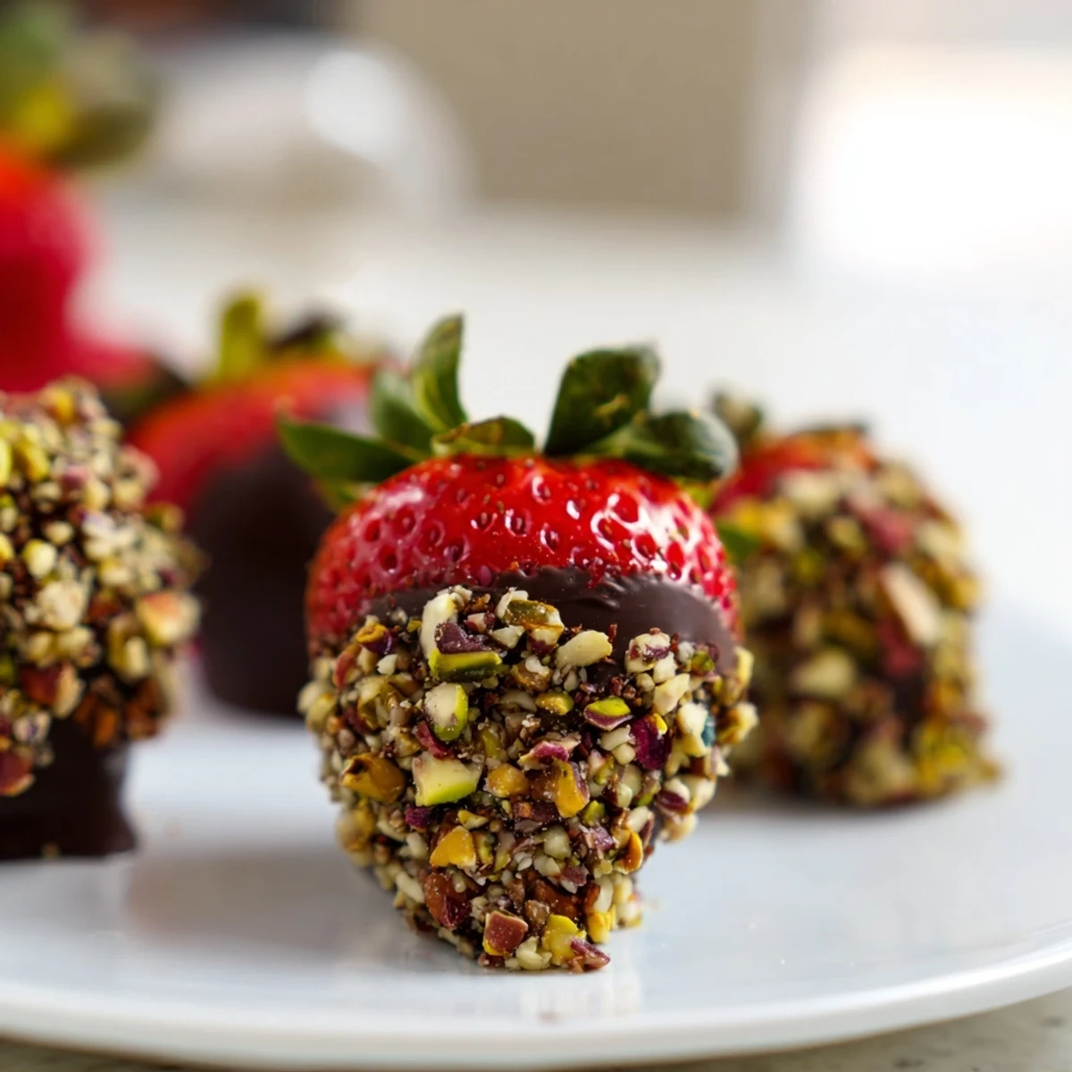Chocolate Dipped Strawberries with Nuts recipe: juicy berries coated in rich chocolate and mixed nut topping, perfect for parties or gifting.