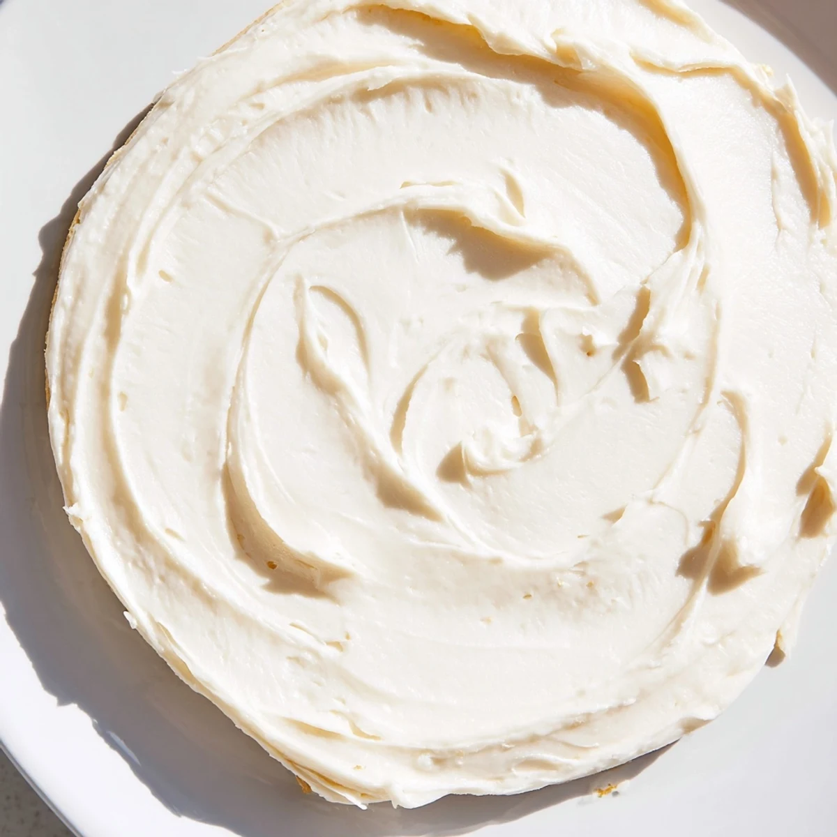 A small bowl of Easy Sugar Cookie Frosting tinted pink with a decorative piping bag beside it.