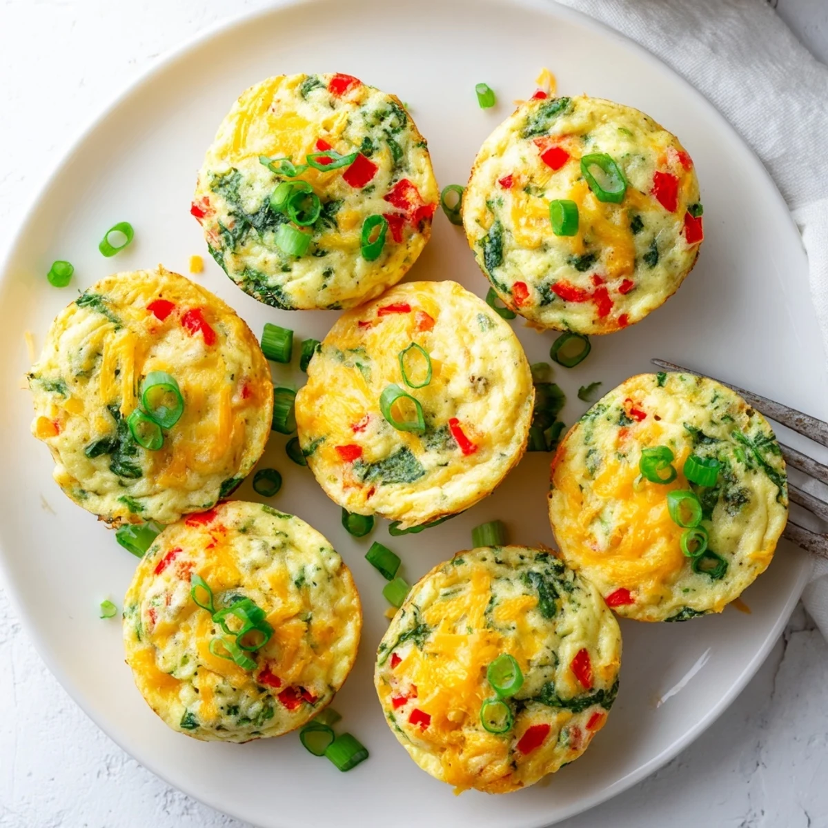 These protein-packed Muffin Tin Cottage Cheese Egg Bites are a fluffy, healthy breakfast on the go.