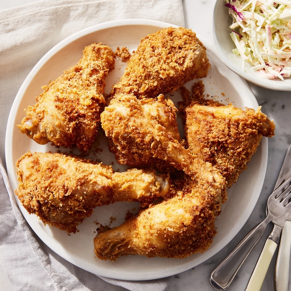 Juicy fried chicken breast fillet featuring golden brown crispy seasoned exterior