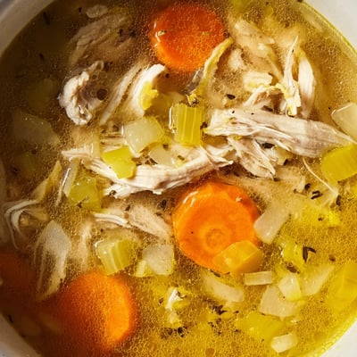 Crockpot Lemon Chicken Soup