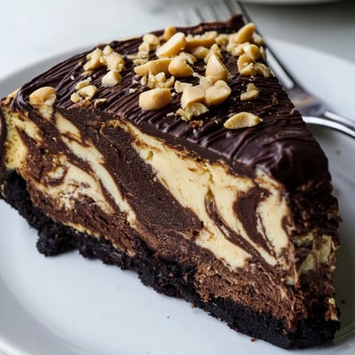 Chocolate Peanut Butter Cheesecake